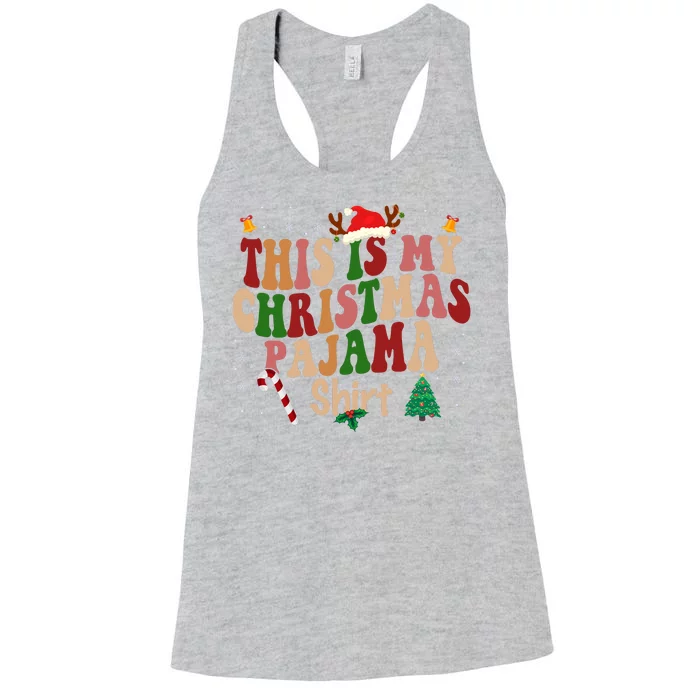 This Is My Christmas Pajama Women's Racerback Tank