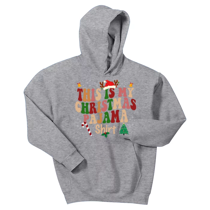 This Is My Christmas Pajama Kids Hoodie