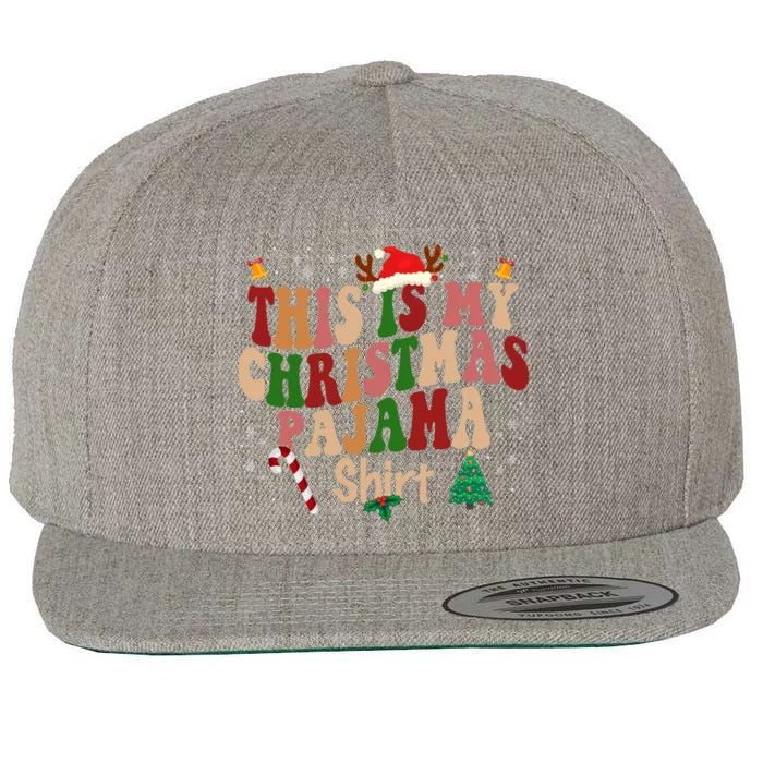 This Is My Christmas Pajama Wool Snapback Cap