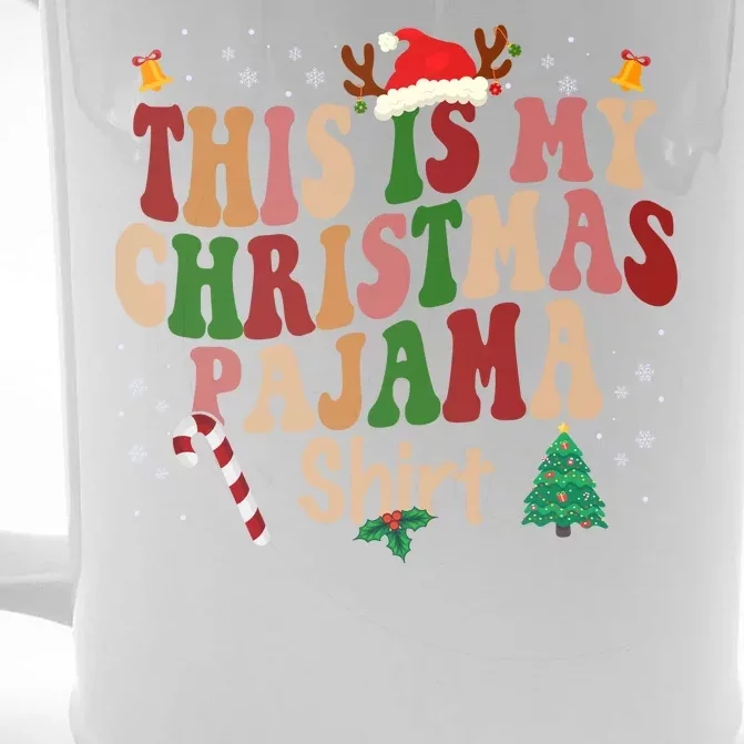 This Is My Christmas Pajama Front & Back Beer Stein