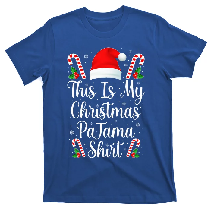 This Is My Christmas Pajama Funny Family Matching Xmas T-Shirt