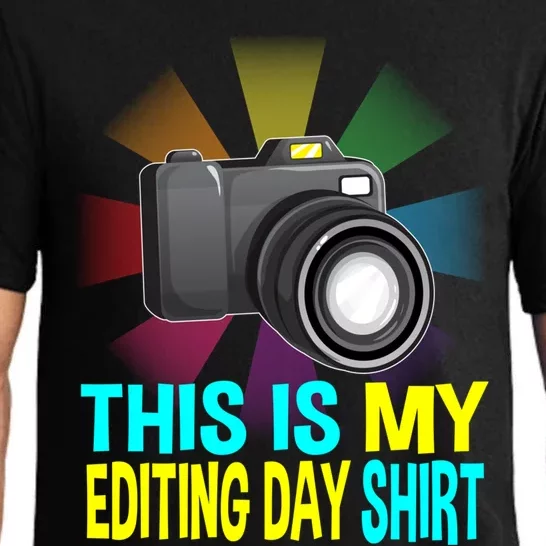 This Is My Editing Great Gift Photographer Camera Photographing Funny Gift Pajama Set