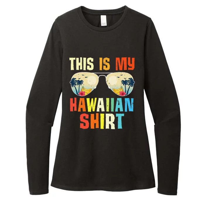 This Is My Hawaiian Tropical Summer Party Hawaii Womens CVC Long Sleeve Shirt