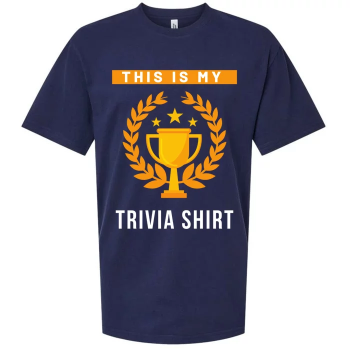 This Is My Trivia Gift Sueded Cloud Jersey T-Shirt