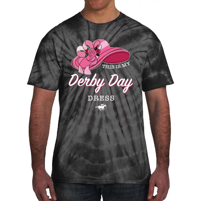 This is my Derby Day Dress Horse Racing Funny Derby Day Tie-Dye T-Shirt