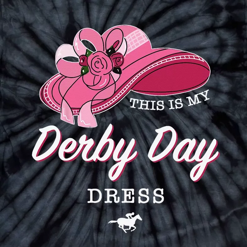 This is my Derby Day Dress Horse Racing Funny Derby Day Tie-Dye T-Shirt