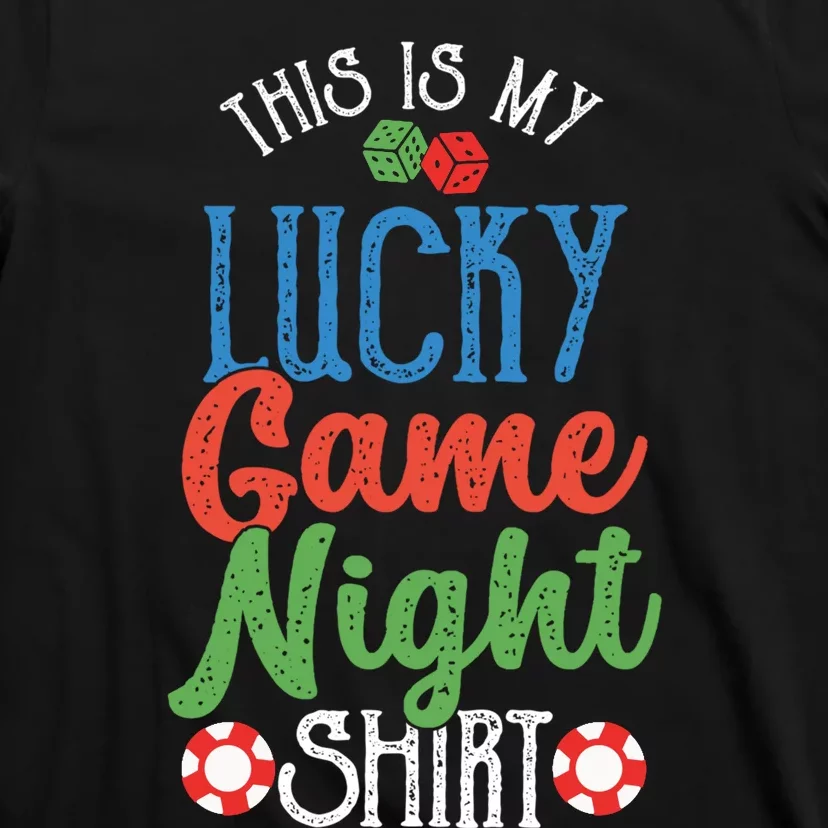 This Is My Lucky Game Night Outfit | Poker Casino | Gambling T-Shirt