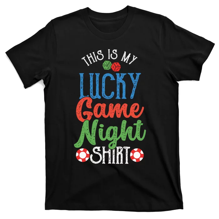 This Is My Lucky Game Night Outfit | Poker Casino | Gambling T-Shirt