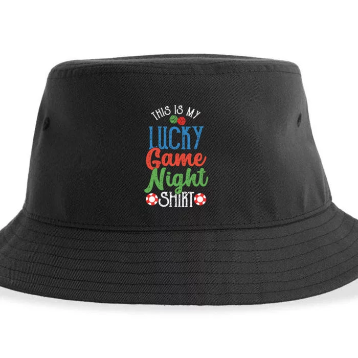 This Is My Lucky Game Night Outfit | Poker Casino | Gambling Sustainable Bucket Hat