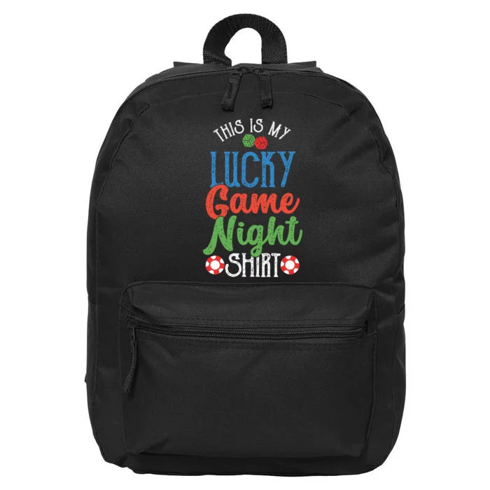 This Is My Lucky Game Night Outfit | Poker Casino | Gambling 16 in Basic Backpack