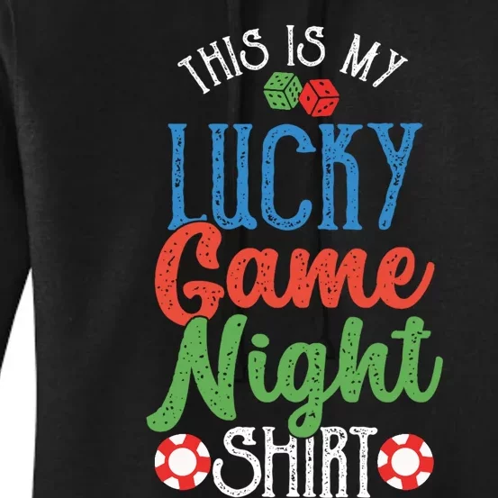 This Is My Lucky Game Night Outfit | Poker Casino | Gambling Women's Pullover Hoodie