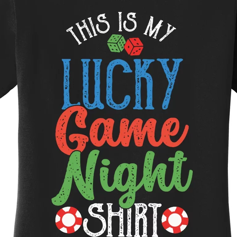 This Is My Lucky Game Night Outfit | Poker Casino | Gambling Women's T-Shirt