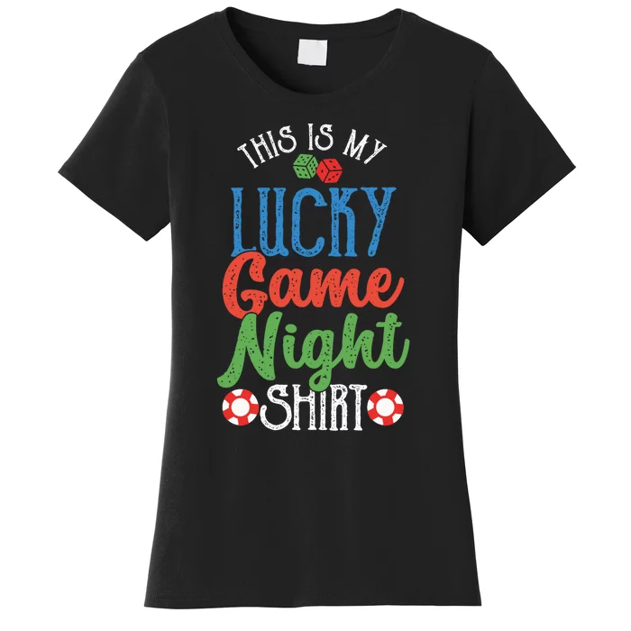 This Is My Lucky Game Night Outfit | Poker Casino | Gambling Women's T-Shirt