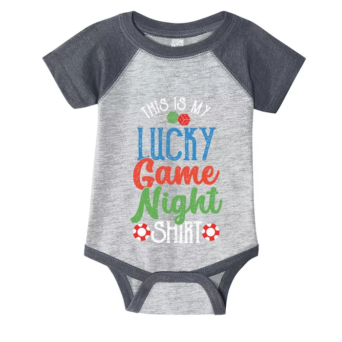 This Is My Lucky Game Night Outfit | Poker Casino | Gambling Infant Baby Jersey Bodysuit