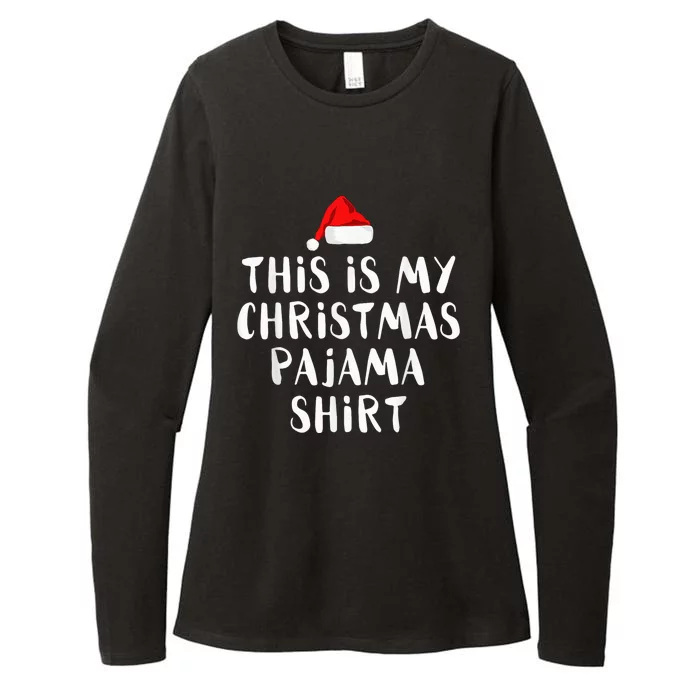 This Is My Christmas Pajama Shirt Funny Shirt Womens CVC Long Sleeve Shirt