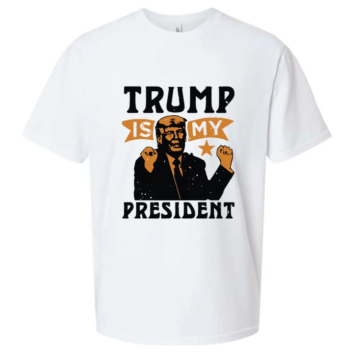 Trump Is My President Sueded Cloud Jersey T-Shirt