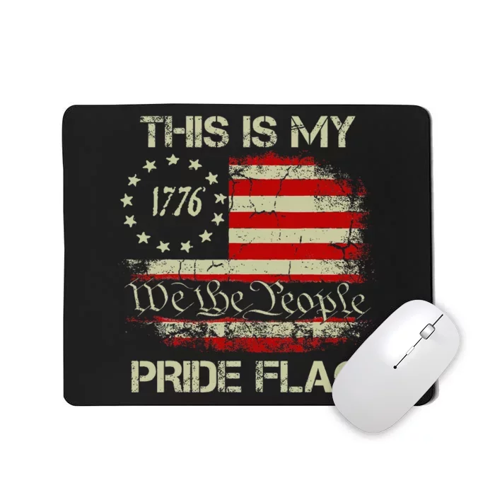 This Is My Pride Flag Usa American Mousepad