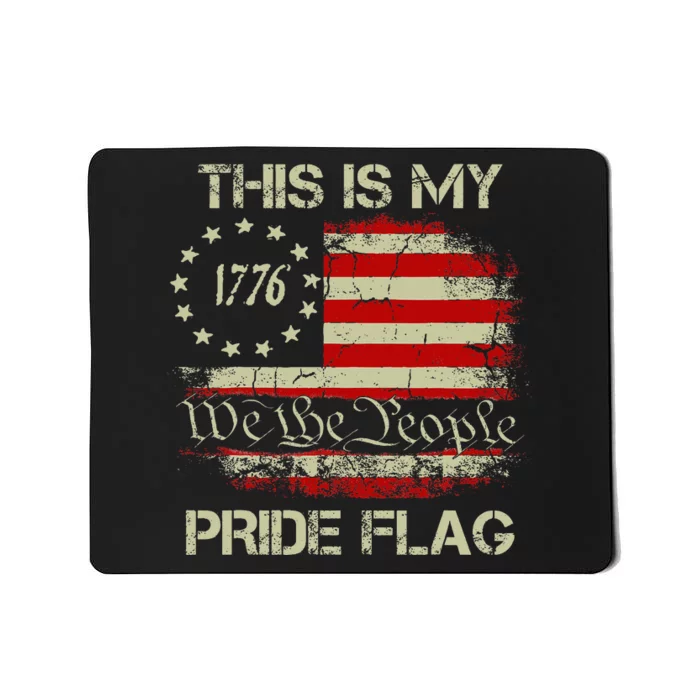 This Is My Pride Flag Usa American Mousepad