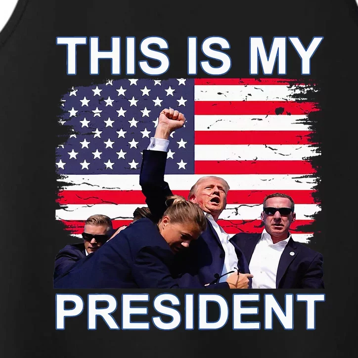 This Is My President Performance Tank