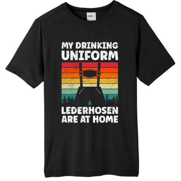 This Is My Drinking Uniform Beer Drinker Lederhosen Gift German Traditional ChromaSoft Performance T-Shirt