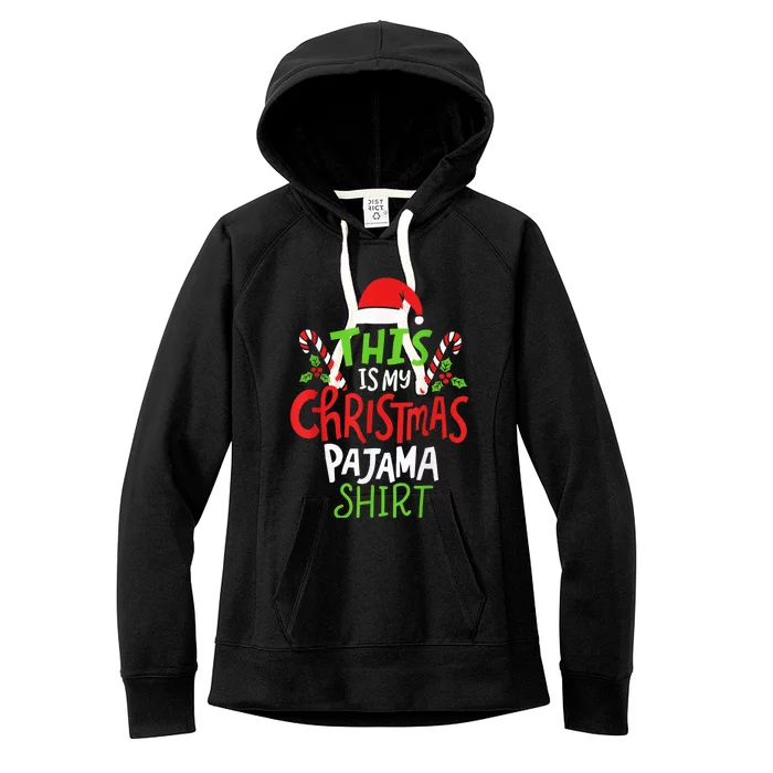 This Is My Christmas Pajama Women's Fleece Hoodie