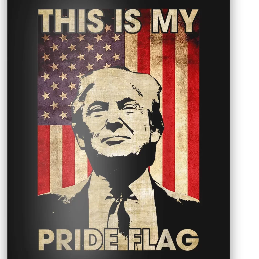 This Is My Pride Flag Trump 2024 American Flag Poster