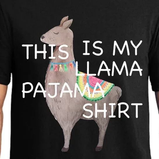 This is my Llama Pajama Funny Bedtime Pajama Set