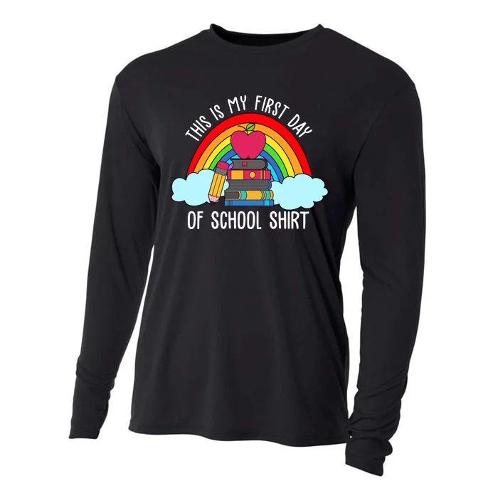 This Is My First Day Of School Cooling Performance Long Sleeve Crew