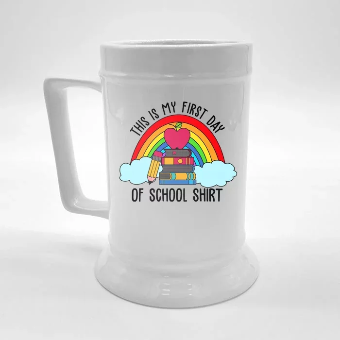 This Is My First Day Of School Front & Back Beer Stein