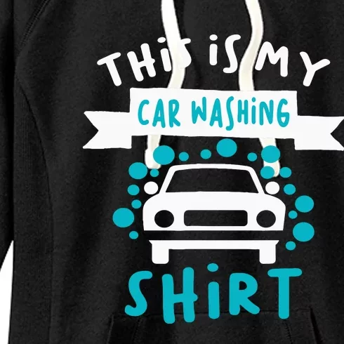 This Is My Car Washing Auto Detailing Car Detailer Women's Fleece Hoodie