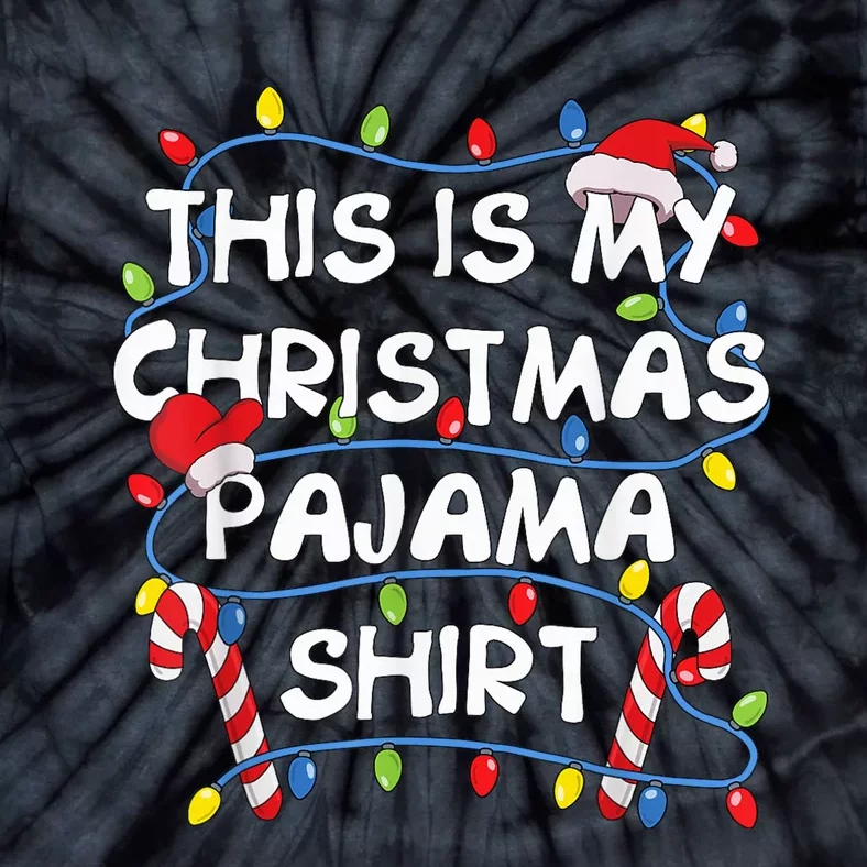 This Is My Christmas Pajama Tie-Dye T-Shirt