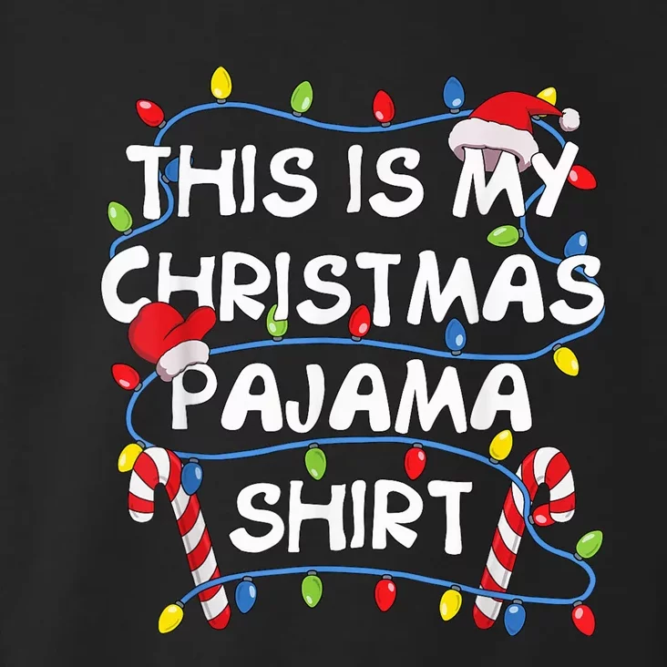 This Is My Christmas Pajama Toddler Hoodie