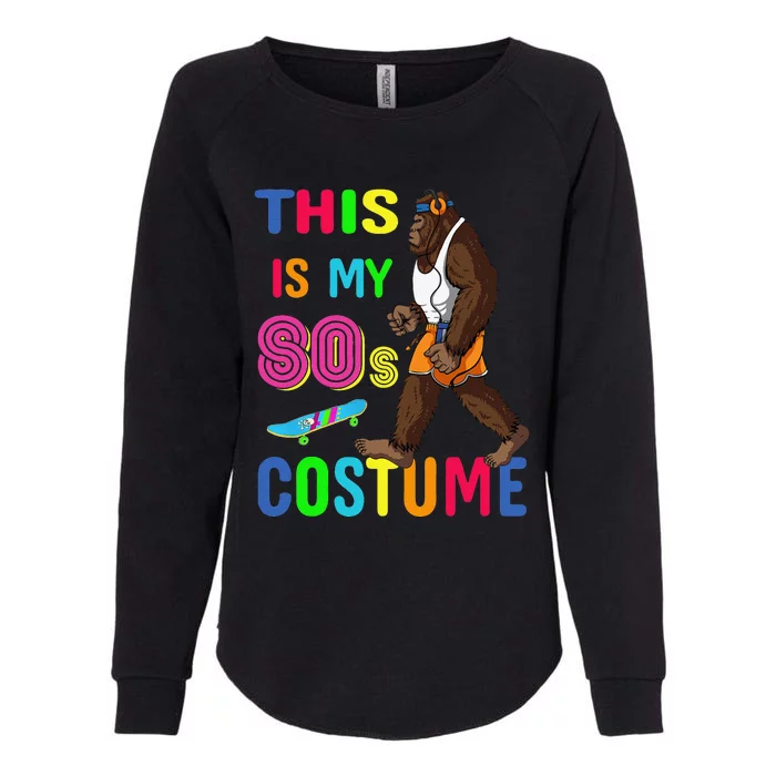 This Is My 80s Costume BigFoot Halloween Costume Womens California Wash Sweatshirt