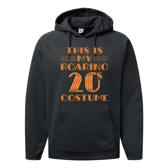 This Is My Roaring 20s Costume Twenties Art Deco Halloween Performance Fleece Hoodie