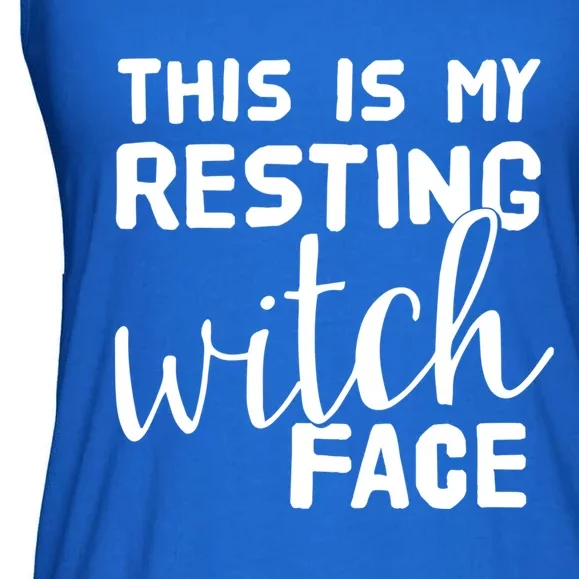 This Is My Resting Witch Face Funny Halloween Gift Ladies Essential Flowy Tank