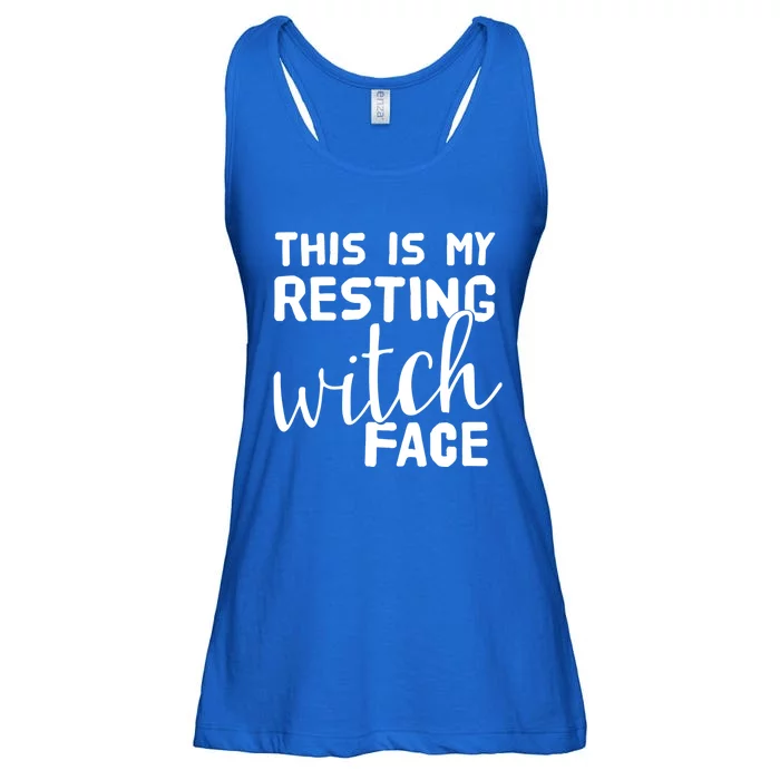 This Is My Resting Witch Face Funny Halloween Gift Ladies Essential Flowy Tank