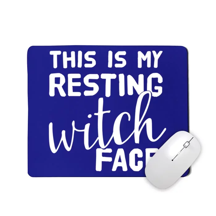 This Is My Resting Witch Face Funny Halloween Gift Mousepad