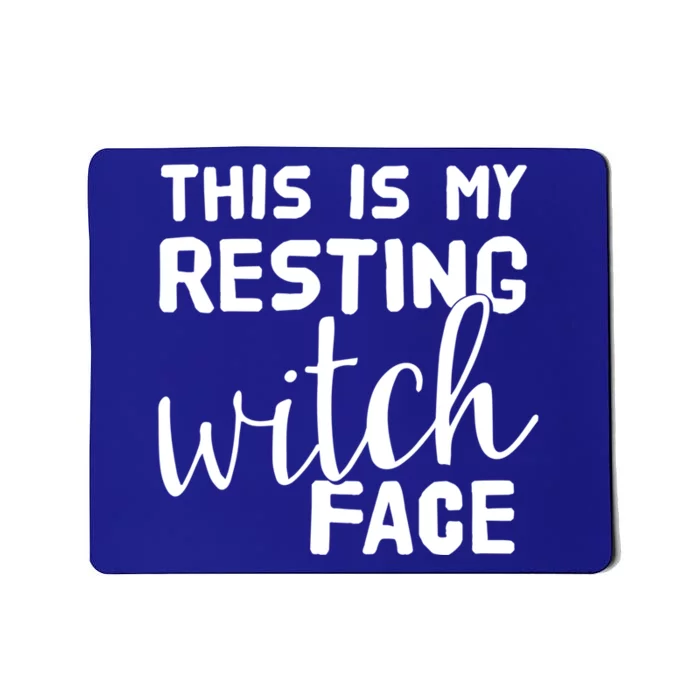 This Is My Resting Witch Face Funny Halloween Gift Mousepad