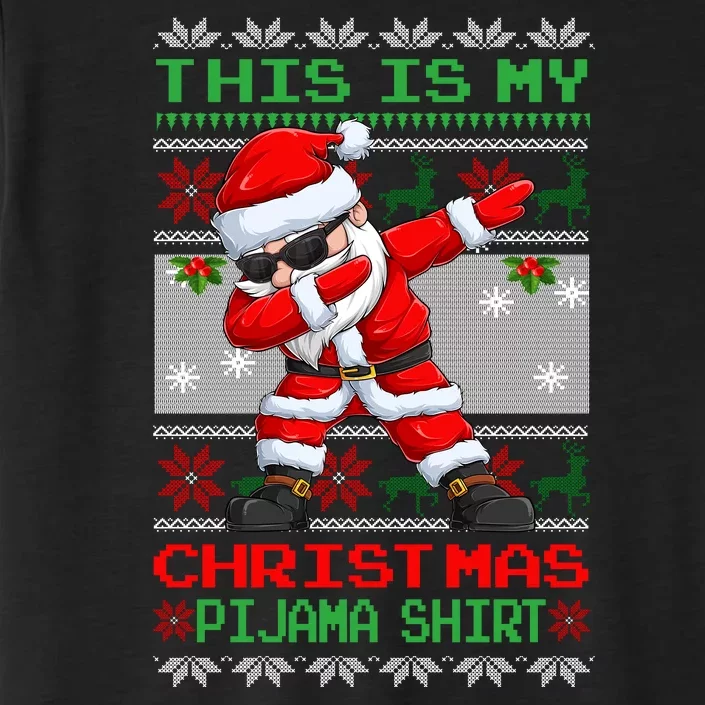 This Is My Christmas Pajama Dabbing American Santa ChromaSoft Performance T-Shirt