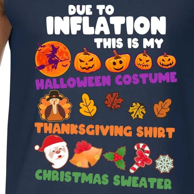 This Is My Halloween Costume Thanksgiving And Christmas Sweater Comfort Colors® Tank Top