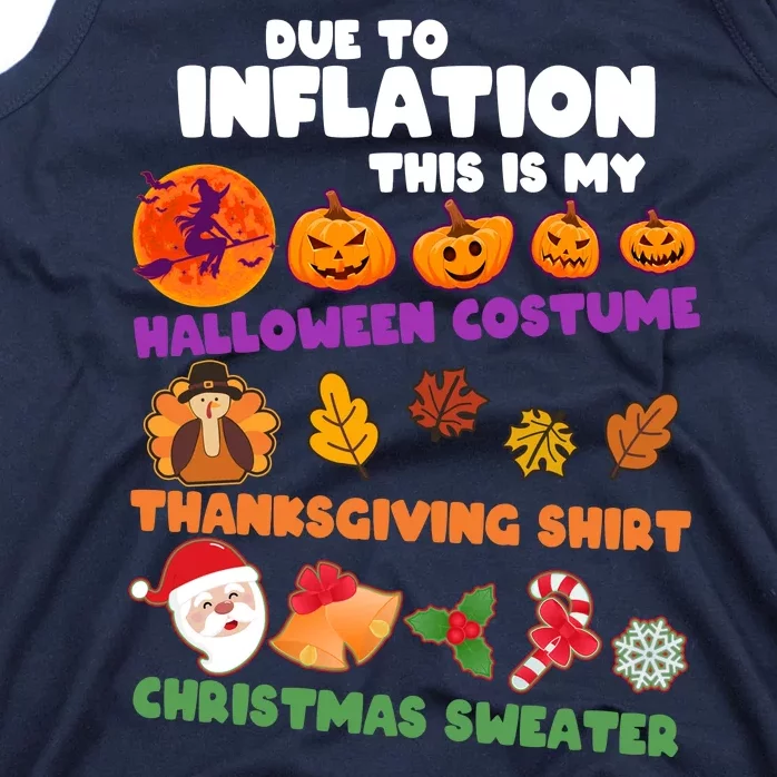 This Is My Halloween Costume Thanksgiving And Christmas Sweater Tank Top