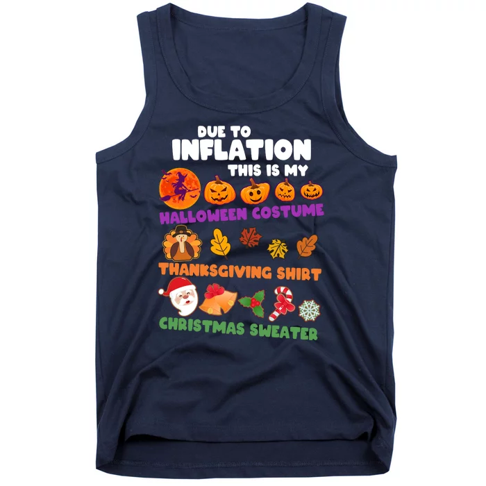 This Is My Halloween Costume Thanksgiving And Christmas Sweater Tank Top