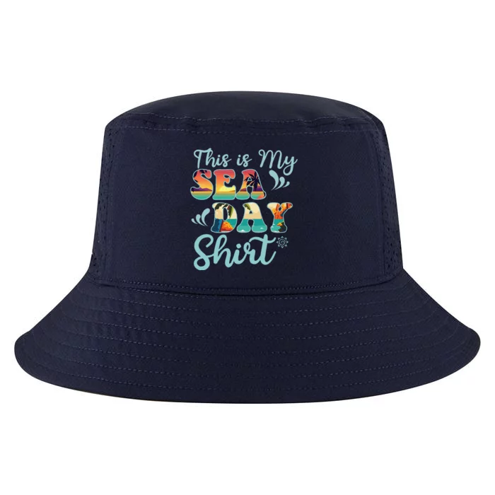 This Is My Sea Day Funny Family Summer Vacation Cool Comfort Performance Bucket Hat