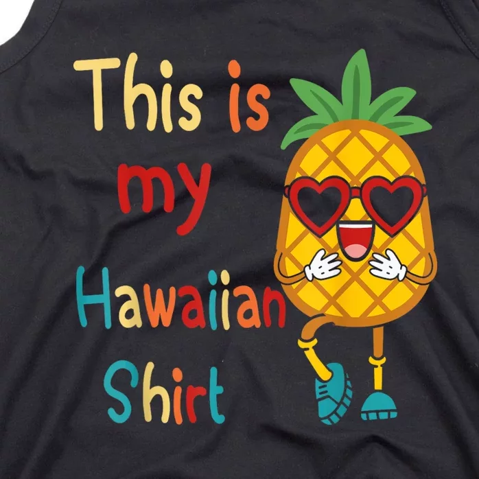 This Is My Hawaiian Tropical Luau Costume Party Hawaii Tank Top