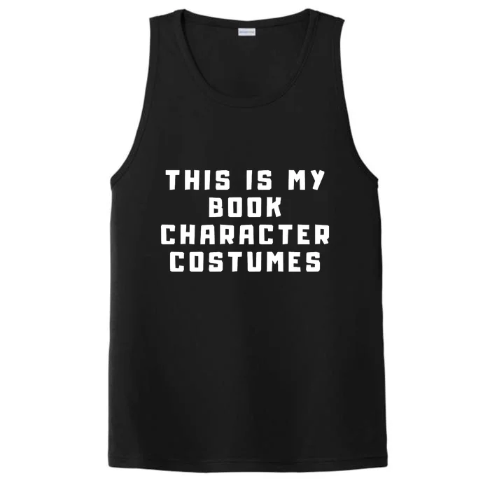 This Is My Book Character Costumes Performance Tank