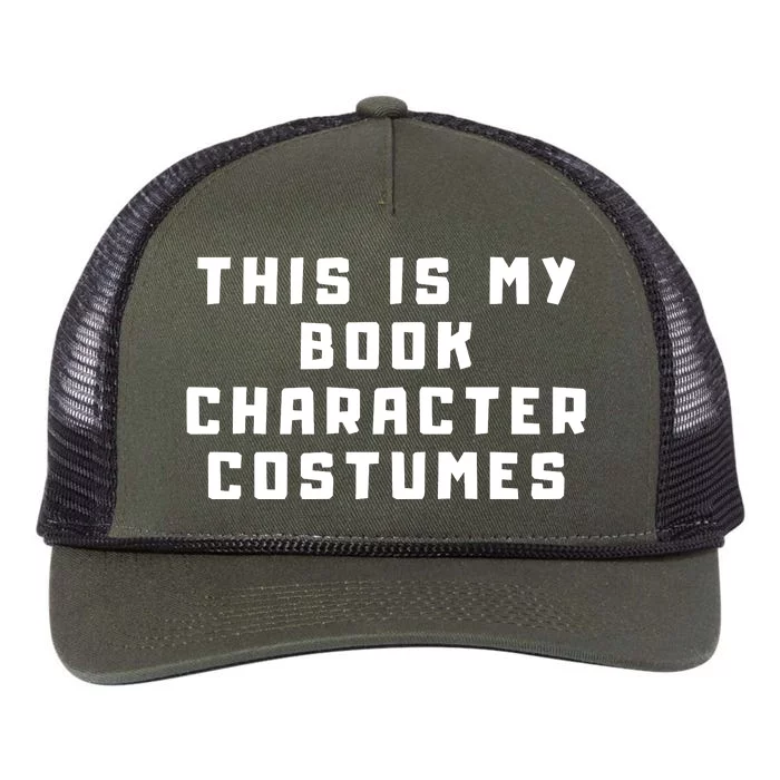 This Is My Book Character Costumes Retro Rope Trucker Hat Cap