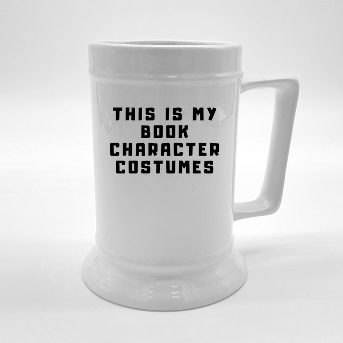 This Is My Book Character Costumes Front & Back Beer Stein