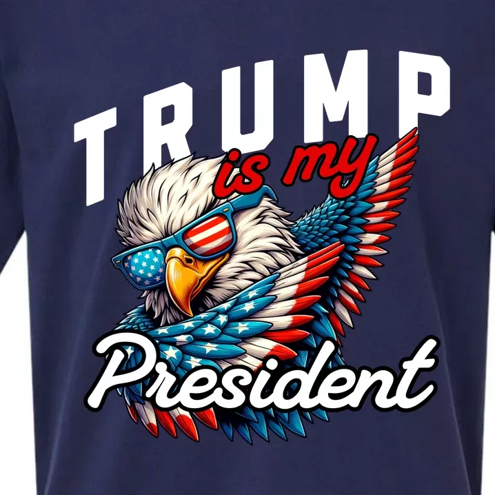 Trump Is My President Sueded Cloud Jersey T-Shirt