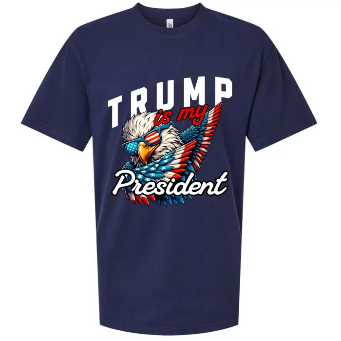 Trump Is My President Sueded Cloud Jersey T-Shirt