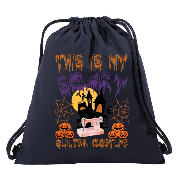 This Is My Scary Quilter Costume Halloween Drawstring Bag